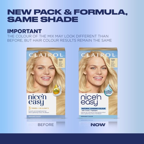 Clairol Nice'n Easy Hair Dye Ultralight Natural Beach Blonde