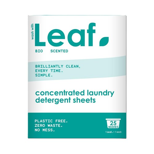 Wash with Leaf Concentrated Laundry Detergent Sheets