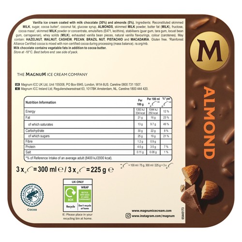 Magnum Almond Ice Cream Sticks