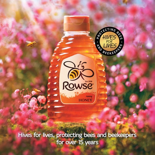 Rowse Blossom Pure & Natural Squeezable Honey