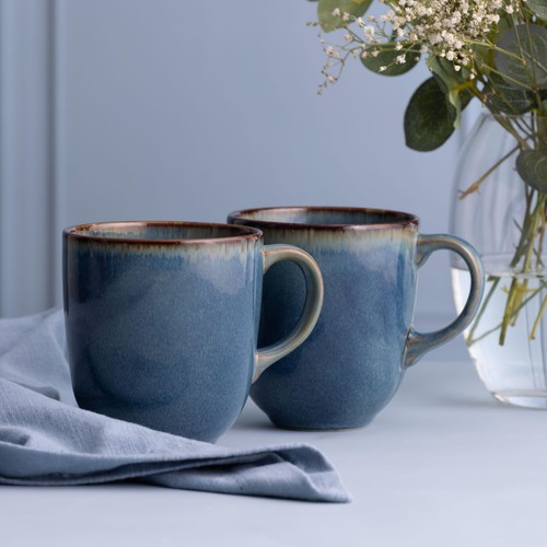 Mason Cash Reactive Blue Mug