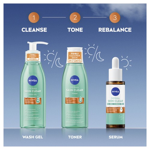 NIVEA Derma Skin Clear Wash Gel
