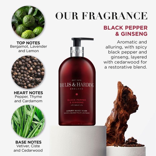 Baylis & Harding Black Pepper & Ginseng Hand Wash