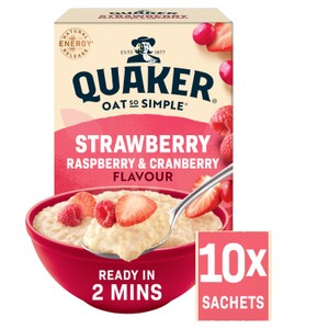 Quaker Oat So Simple Sultanas & Raisins Fruit Porridge Sachets Cereal