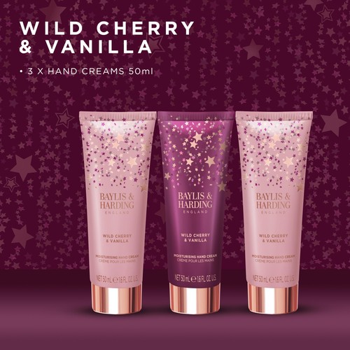 Baylis & Harding Wild Cherry & Vanilla Luxury Hand Treats Gift Set