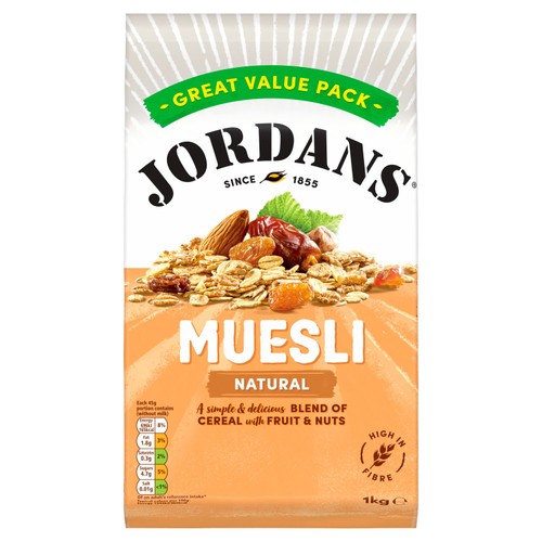 Jordans Natural Muesli Breakfast Cereal