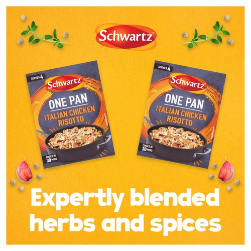 Schwartz Italian Chicken & Mushroom Risotto One Pan