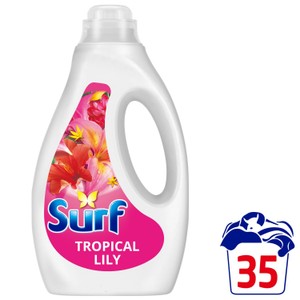 Surf Tropical Lily Liquid Laundry Washing Detergent 35 Washes