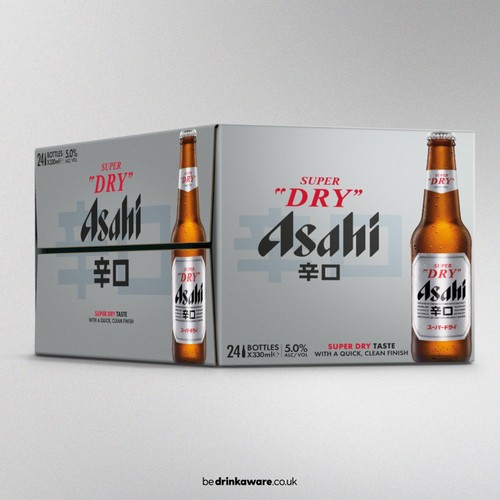 Asahi Super Dry Beer Lager Bottles