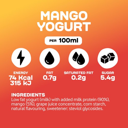 Arla Protein Mango Yogurt Pouch