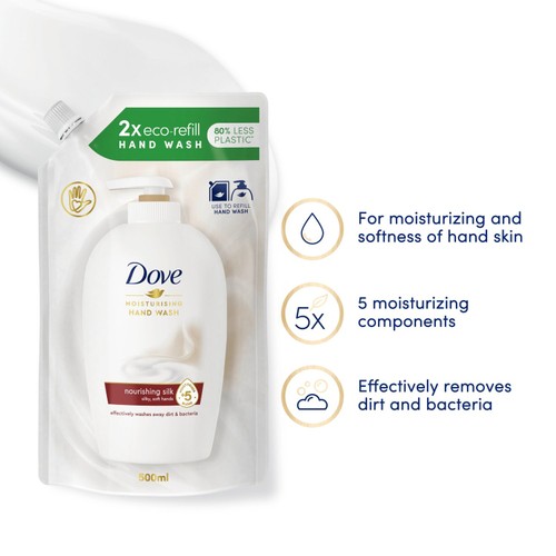 Dove Fine Silk Liquid Hand Wash 