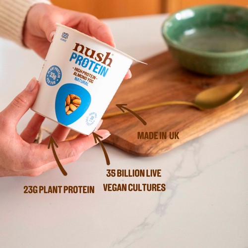 Nush Protein Natural Almond Milk Yog
