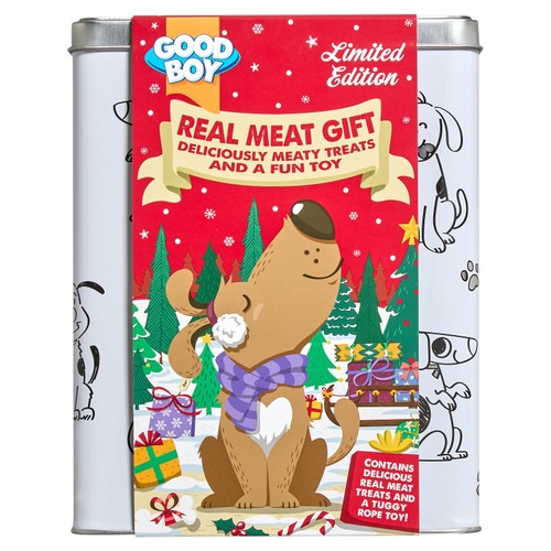 Good Boy Christmas Treats Tin
