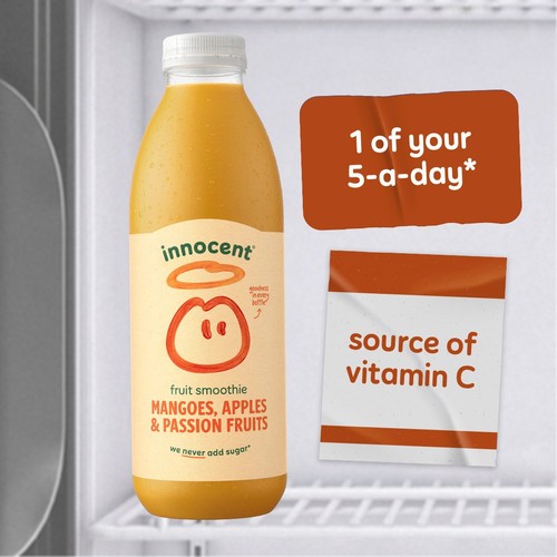 Innocent Mangoes, Passion Fruits and Apples Smoothie