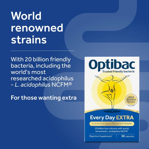 Optibac Probiotics Every Day EXTRA - 90 Capsules 