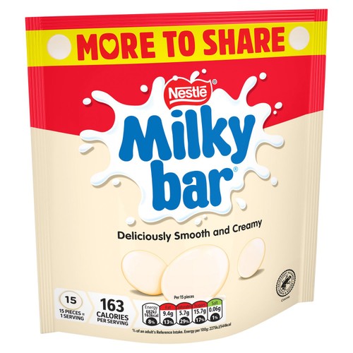 Milkybar White Chocolate Giant Buttons Sharing Bag