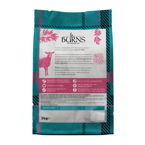 Burns Original Adult/Senior Lamb & Brown Rice Dry Dog Food