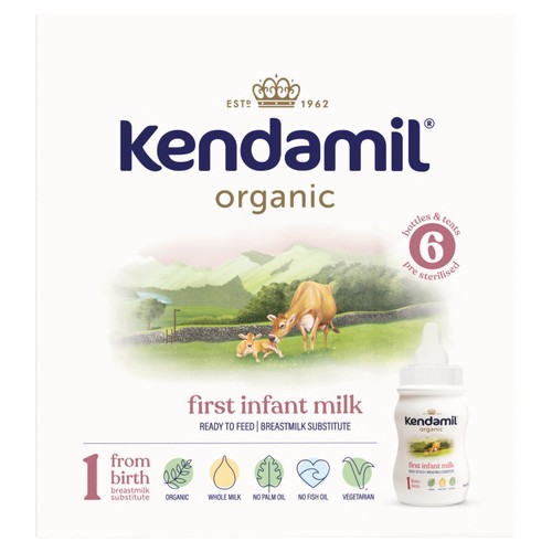 Kendamil Organic Stage 1 First Infant Milk Starter Pack