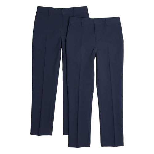 M&S Boys, Skinny Leg School Trousers, 10-11 Years, Navy