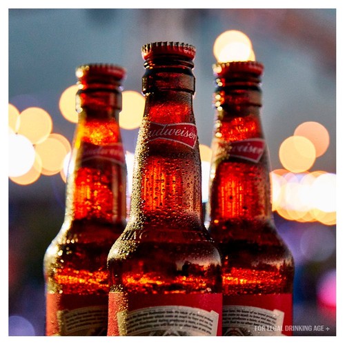 Budweiser Lager Beer Bottles