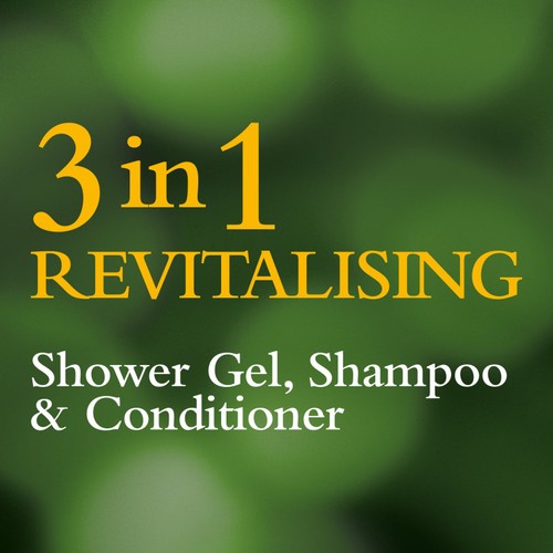 Badedas 3 in 1 Revitalising Shower Gel, Shampoo & Conditioner