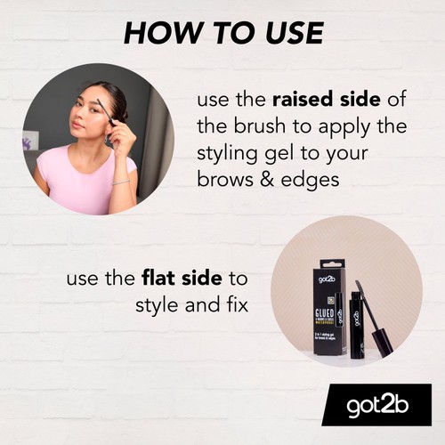 Got2b Glued for Brows & Edges Waterproof Hair Gel