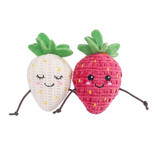 Rosewood Sam & Sally Strawberry Cat Toys