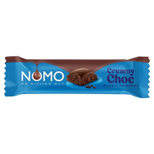 NOMO Creamy Choc Vegan Countline Bar 