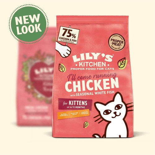 Lily's Kitchen Cat Chicken & White Fish Dry Kitten Food