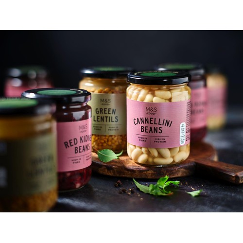 M&S Green Lentils