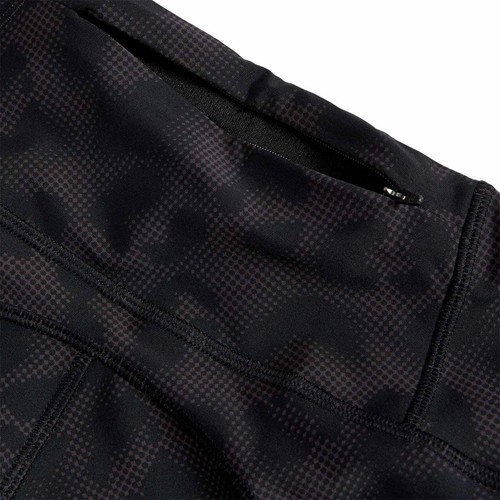 M&S Goodmove Womens Go Move Printed High Waisted Gym Leggings, 8, Black
