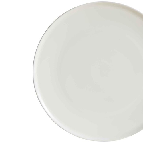 M&S Straight Sided China Dinner Plate, White