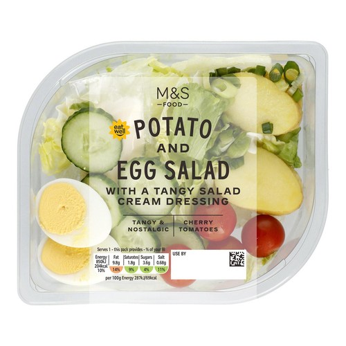 M&S New Potato, Cherry Tomato & Egg Salad