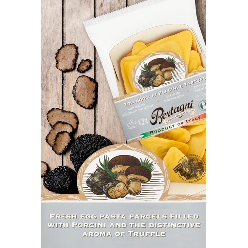 Bertagni Porcini Mushroom and Truffle Triangoli