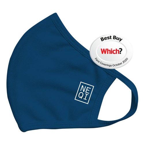 NEQI Kids Covid Face Coverings Navy