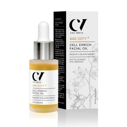 Green People Organic Facial Oil, Cell Enrich Age Defy+ by Cha Vohtz, Vegan