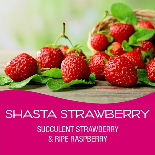 California Scents Car Scents Shasta Strawberry Car Air Freshener