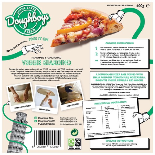 Doughboys Veggie Giardino Pizza
