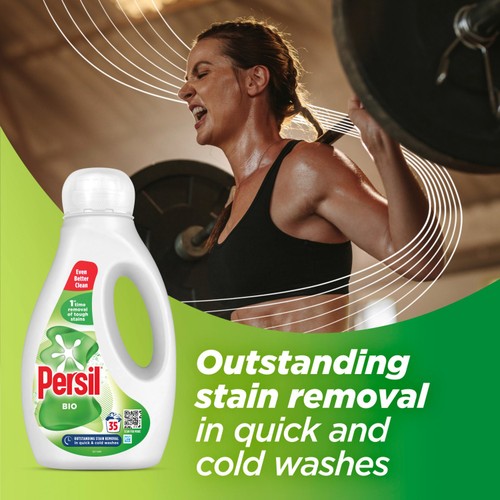 Persil Bio Laundry Detergent Washing Liquid 35 Washes