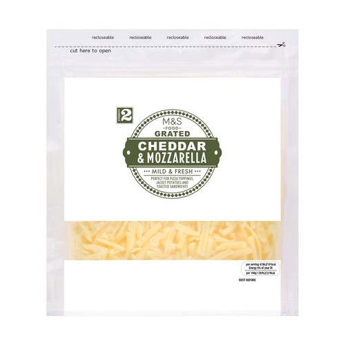 M&S Grated Cheddar & Mozzarella