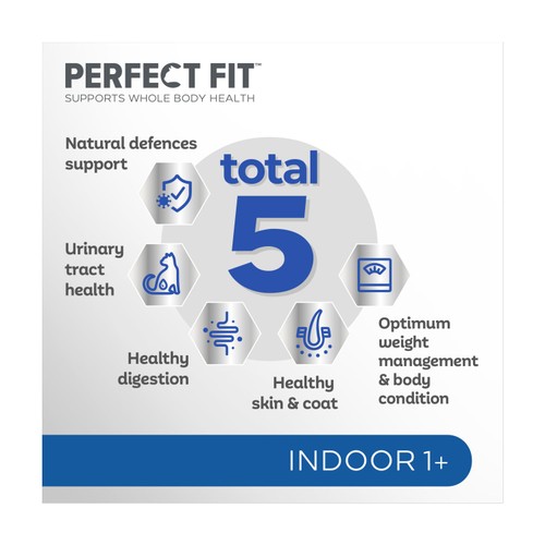 Perfect Fit Indoor Adult Dry Cat Food Chicken
