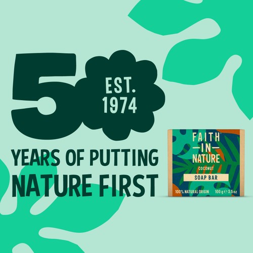 Faith in Nature Coconut Pure Hand Made Soap Bar