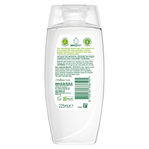 Simple Refreshing Shower Gel