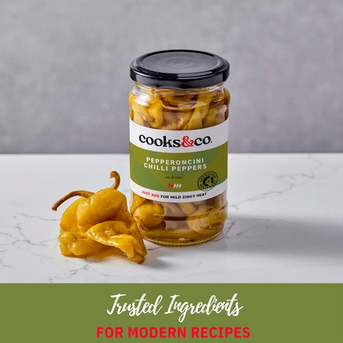 Cooks&Co Green Pepperoncini Peppers