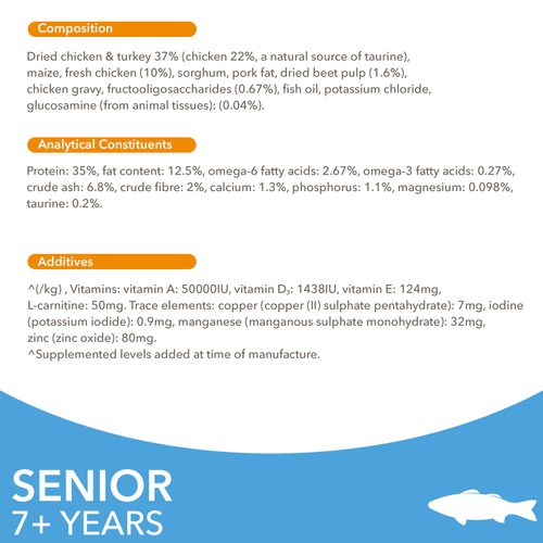 IAMS Advanced Nutrition Senior Cat Food With Ocean Fish