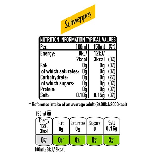 Schweppes Slimline Tonic Water