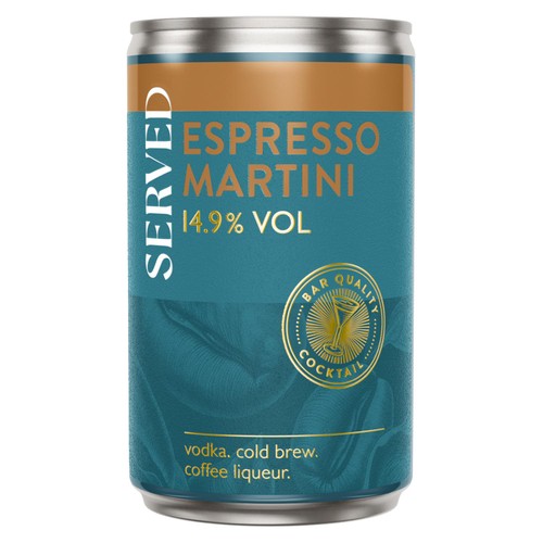Served Espresso Martini