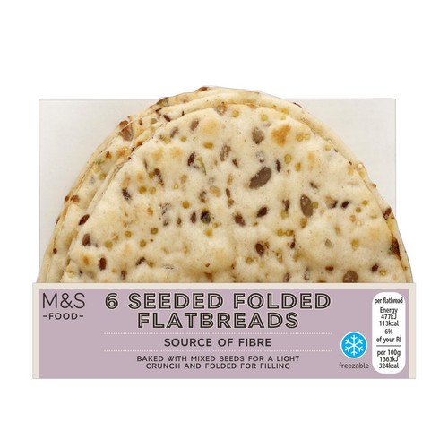 M&S Seeded Folded Flatbreads