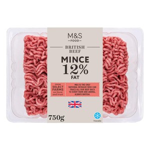 M&S Select Farms Beef Mince 12% Fat