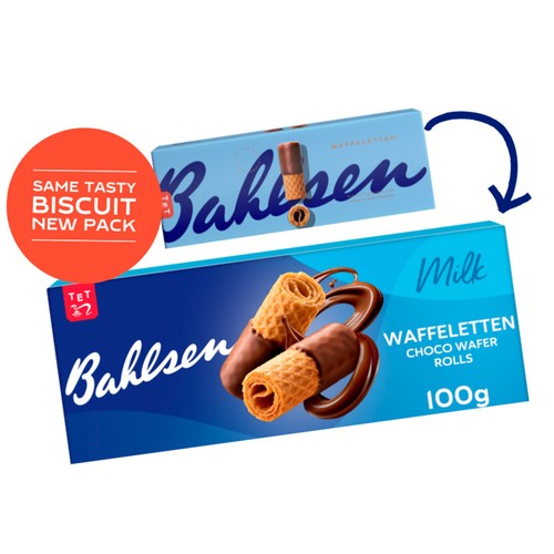 Bahlsen Waffeletten Milk Chocolate Wafer Biscuits
